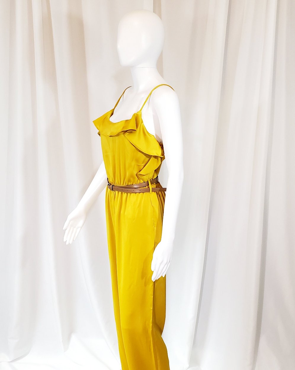 Satin Sleeveless Romper