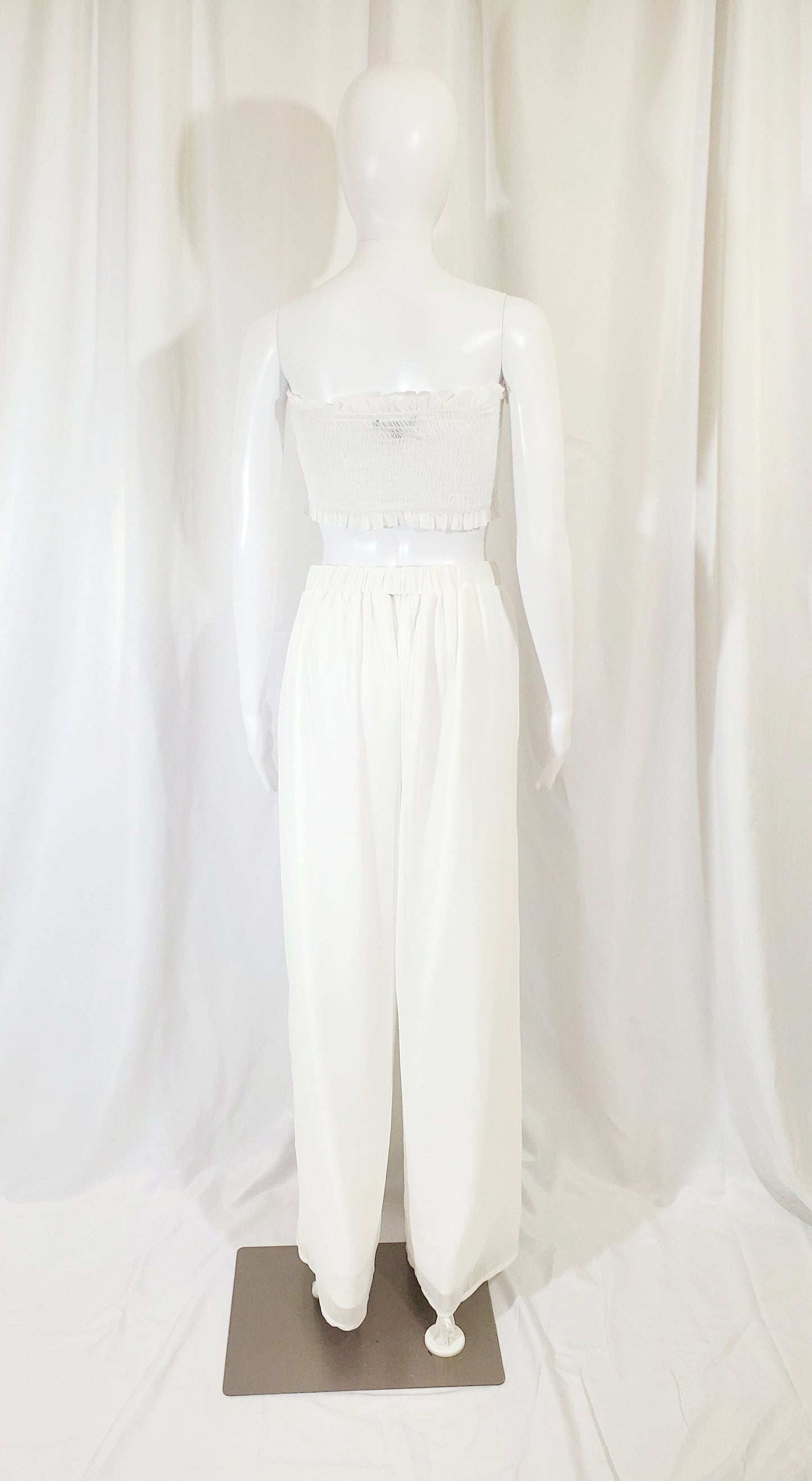 White Two Piece Set