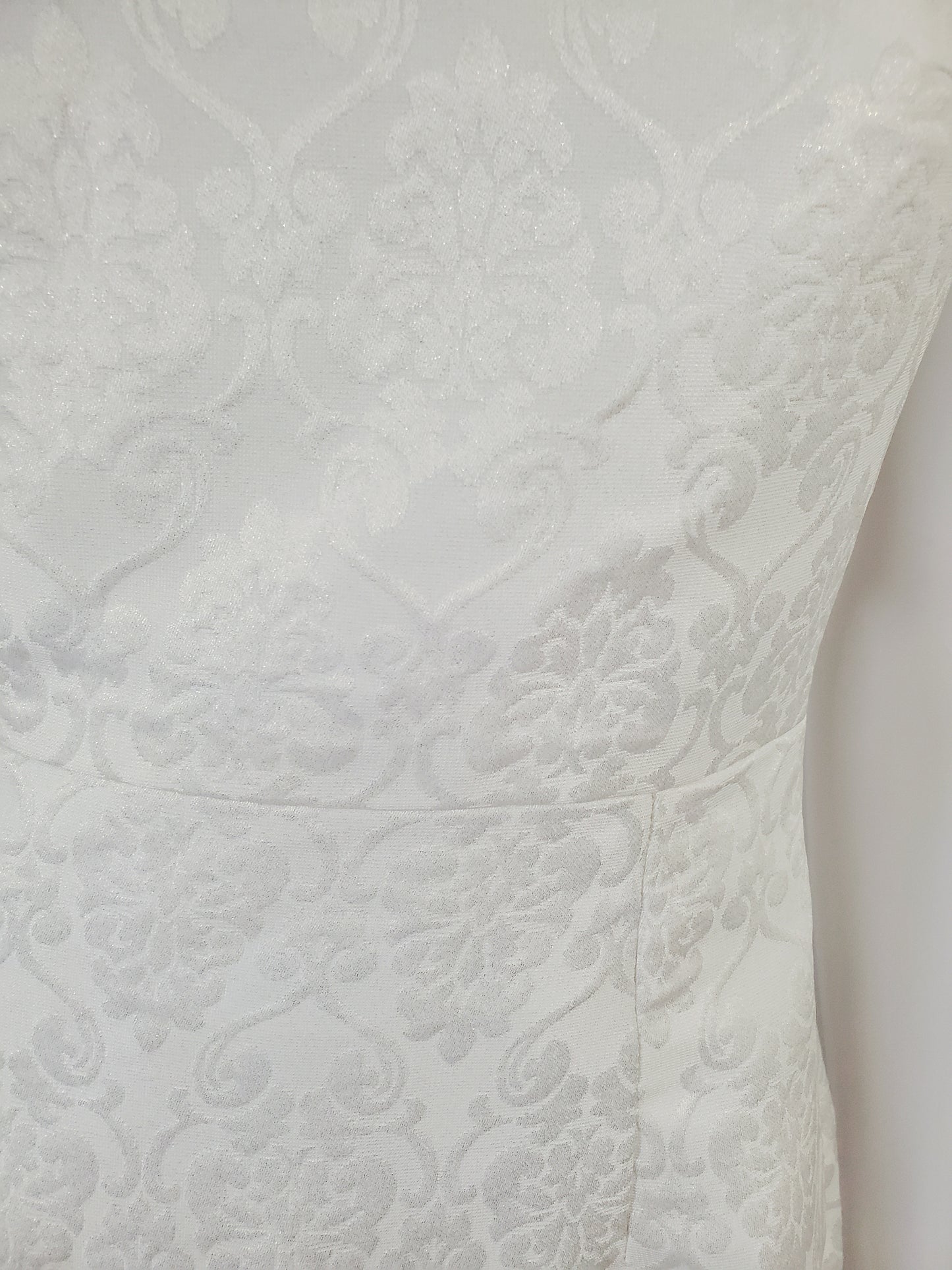 Off White One Shoulder Dress