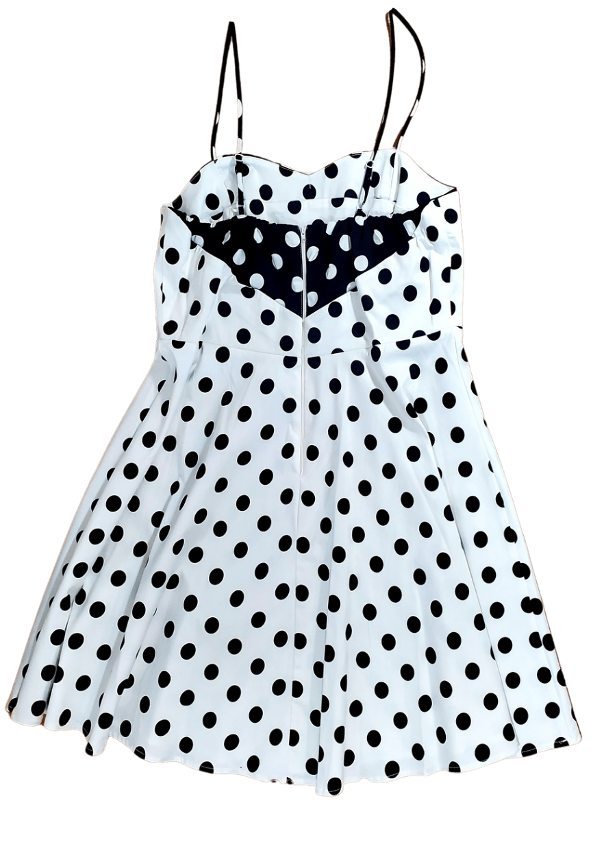 White Polka Dot Dress