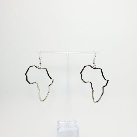 Silver Africa Earrings