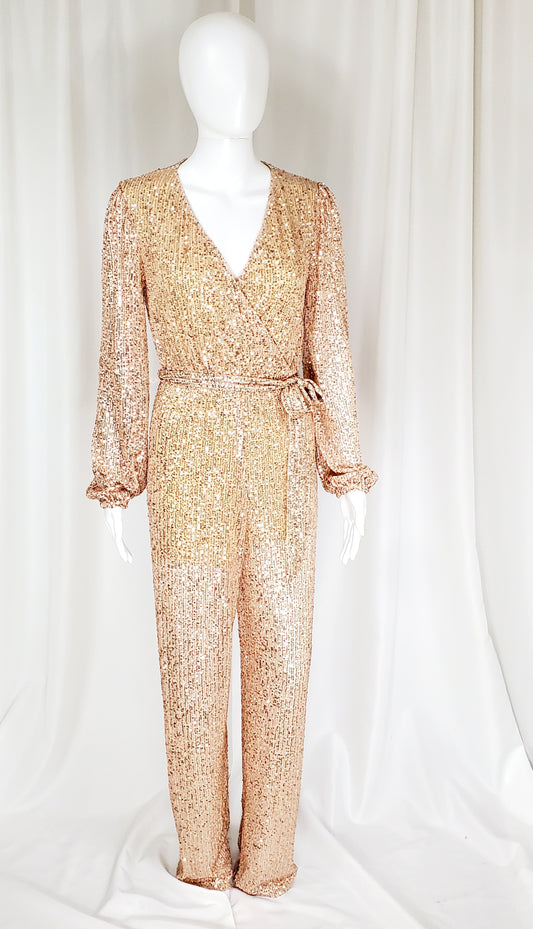 Gold Sequin Romper