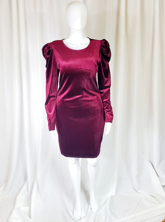 Velvet Fitted Dress