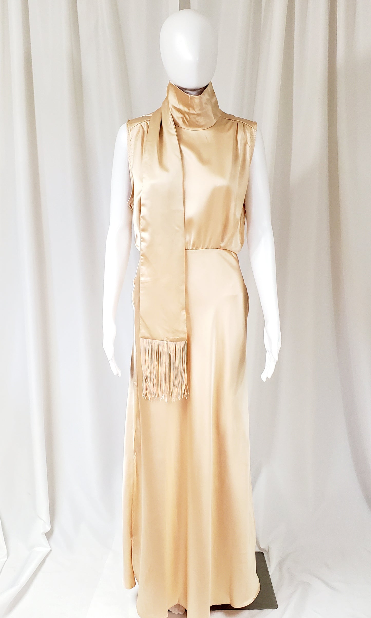 Satin Maxi Dress