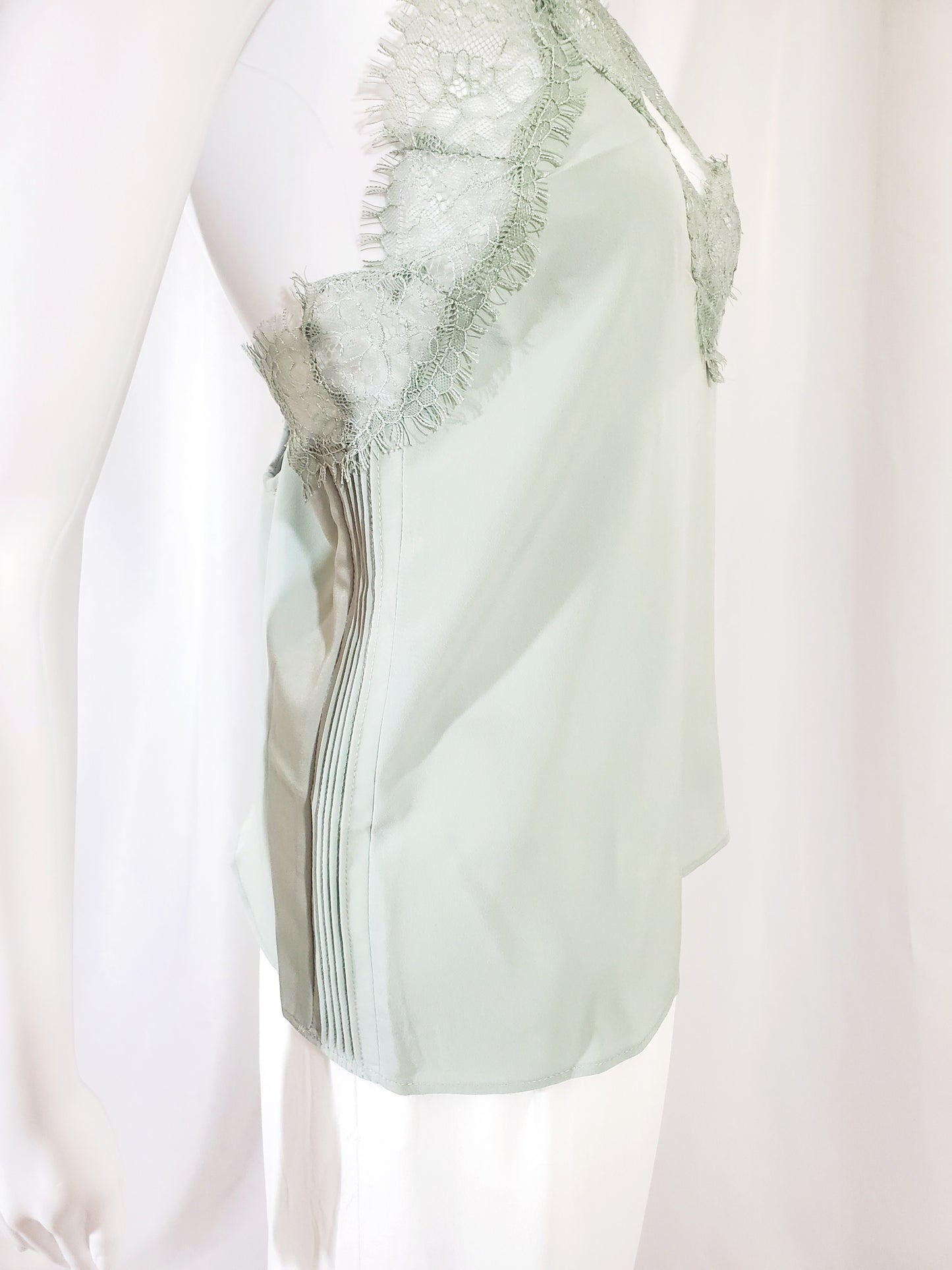 Mint Lace Camisole