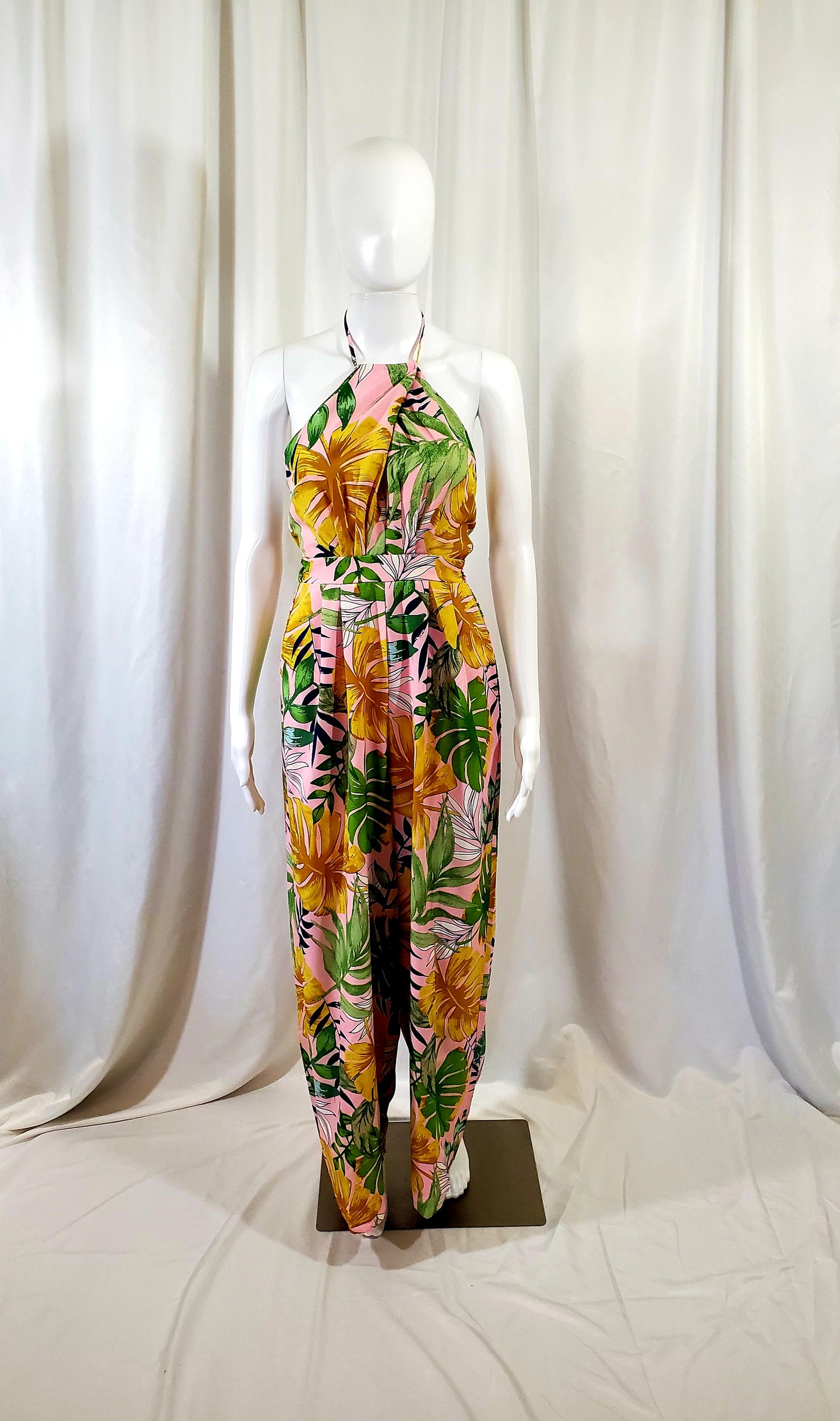 Tropical Printed Romper