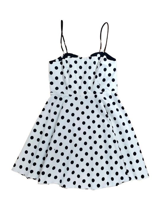 White Polka Dot Dress