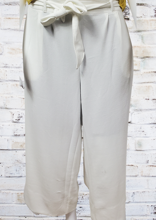 Wide Leg Self Tie Pants